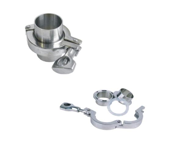 Racor sanitario tipo CLAMP